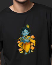 Divine Melody – Baby Krishna Oversized Classic T-Shirt