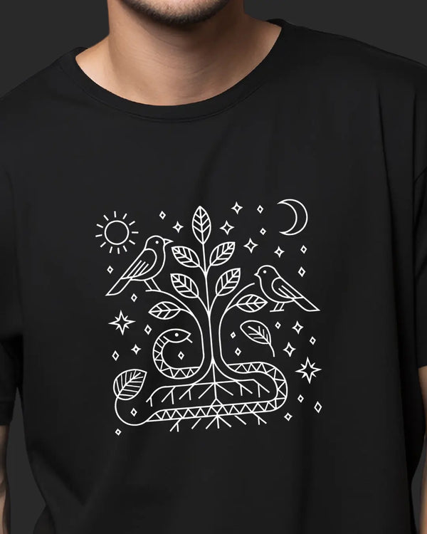 Serpent Roots Unisex Oversized Standard T-Shirt