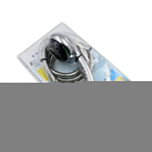 Multi-function plastic shower head with high pressure, stainless steel hose.