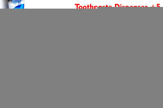 Toothpaste and brush holder set