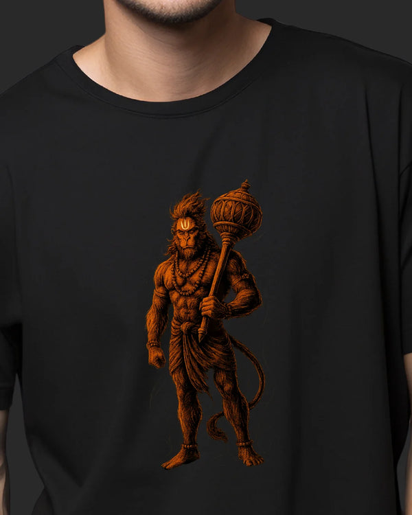 The Hanuman – Bold Stance Oversized Classic Unisex T-Shirt